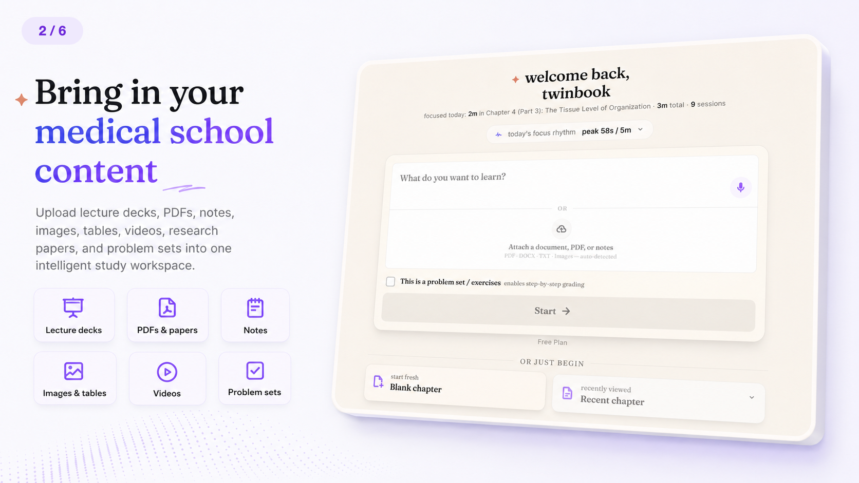 Bring in your medical school content