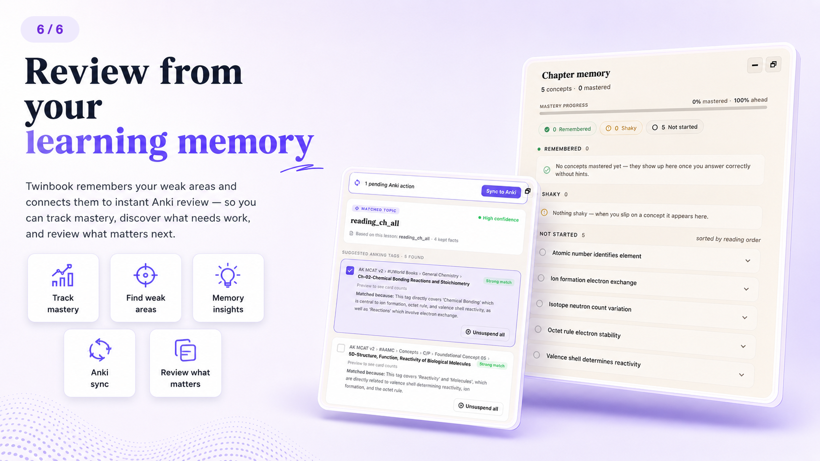 Review from your learning memory